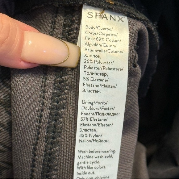 Spanx Ankle Jean-ish Houndstooth Jeggings Size Small Women - Picture 6 of 12